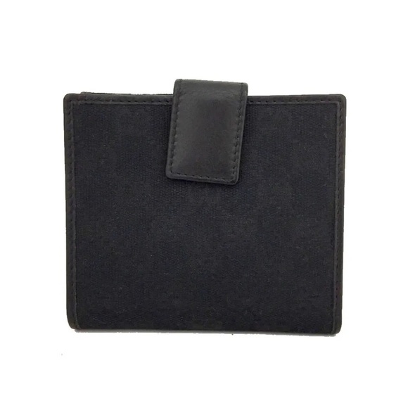 Authentic GUCCI Interlocking GG Logo Canvas Leather Bifold Wallet EUC - Picture 3 of 8